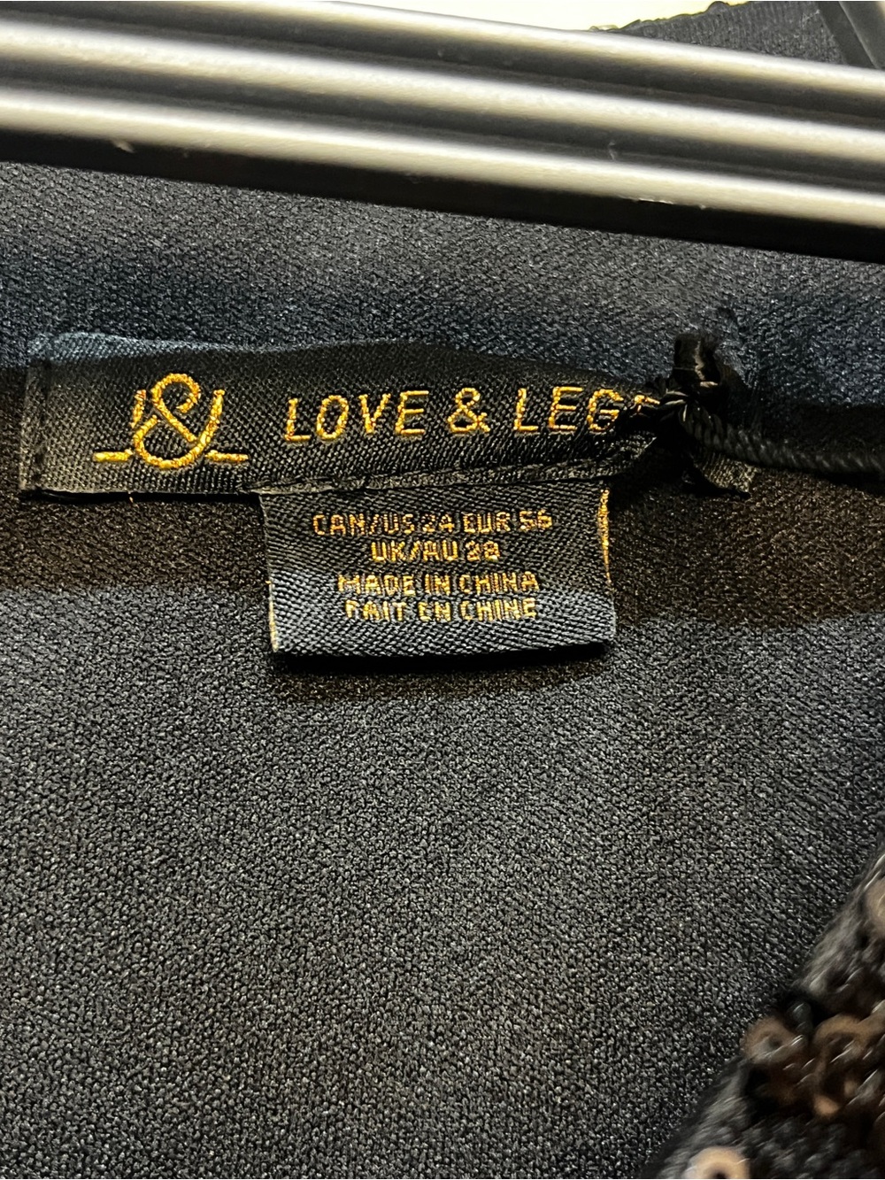NEW Love & Legend Black Sequin Long Sleeve Dress - Picture 4 of 11